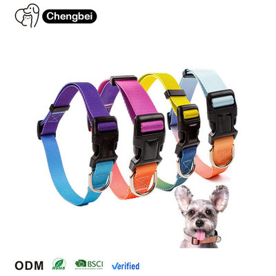 ซื้อ สร้อยคอสุนัข Luxury Gradient ปรับได้ ปรับกลับได้ Solid Custom Logo Designer ส่วนตัว การผลิตออนไลน์