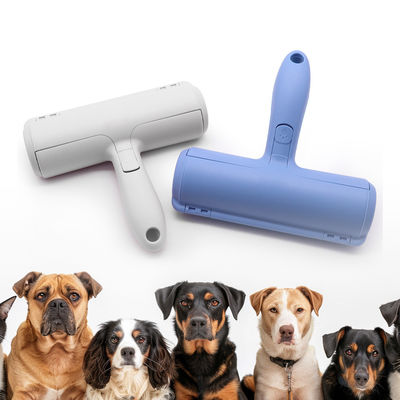ซื้อ สีน้ําเงิน ABS ไนลอน ไฟเบอร์สัตว์เลี้ยงปลดผม รอลเลอร์ การผลิตออนไลน์
