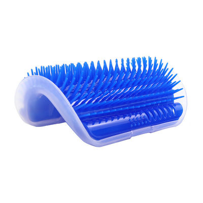 เครื่องมือทําความสะอาดผมสัตว์เลี้ยง ทําความสะอาด Function Cat Self Groomer Wall Corner Comb Cat Brush