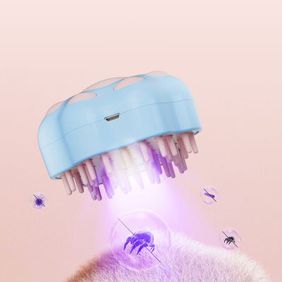 แปรงกำจัดขนสัตว์เลี้ยงสำหรับสุนัขและแมว 2-in-1 พร้อมที่นวด