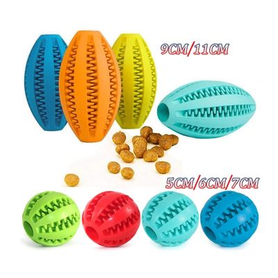 ส้ม Pet Treat กระสุนแจกกระสุนยางแข็ง Pet Ball ยางธรรมชาติ หมากัดของเล่น