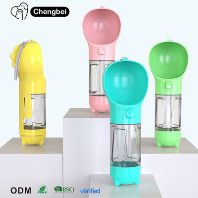 เครื่องระบายน้ําสําหรับสัตว์เลี้ยง พับ 4 ใน 1 กระป๋องสุนัข กันรั่ว 300/500 มิลเลตรุ่นสุนัขเดินทางพกพา